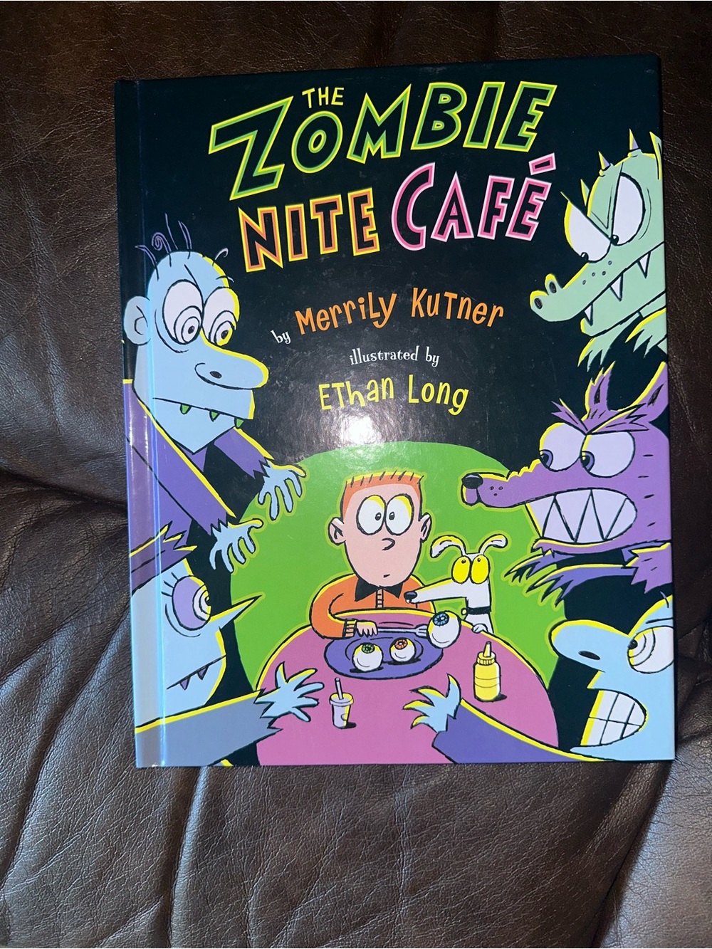 Vintage 2007  The Zombie Nite Cafe Halloween hardcover picture book